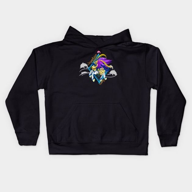 Shapphire Shores Kids Hoodie by Cenit